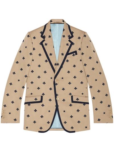 gucci heritage jacket bees and stars|Gucci bees design.